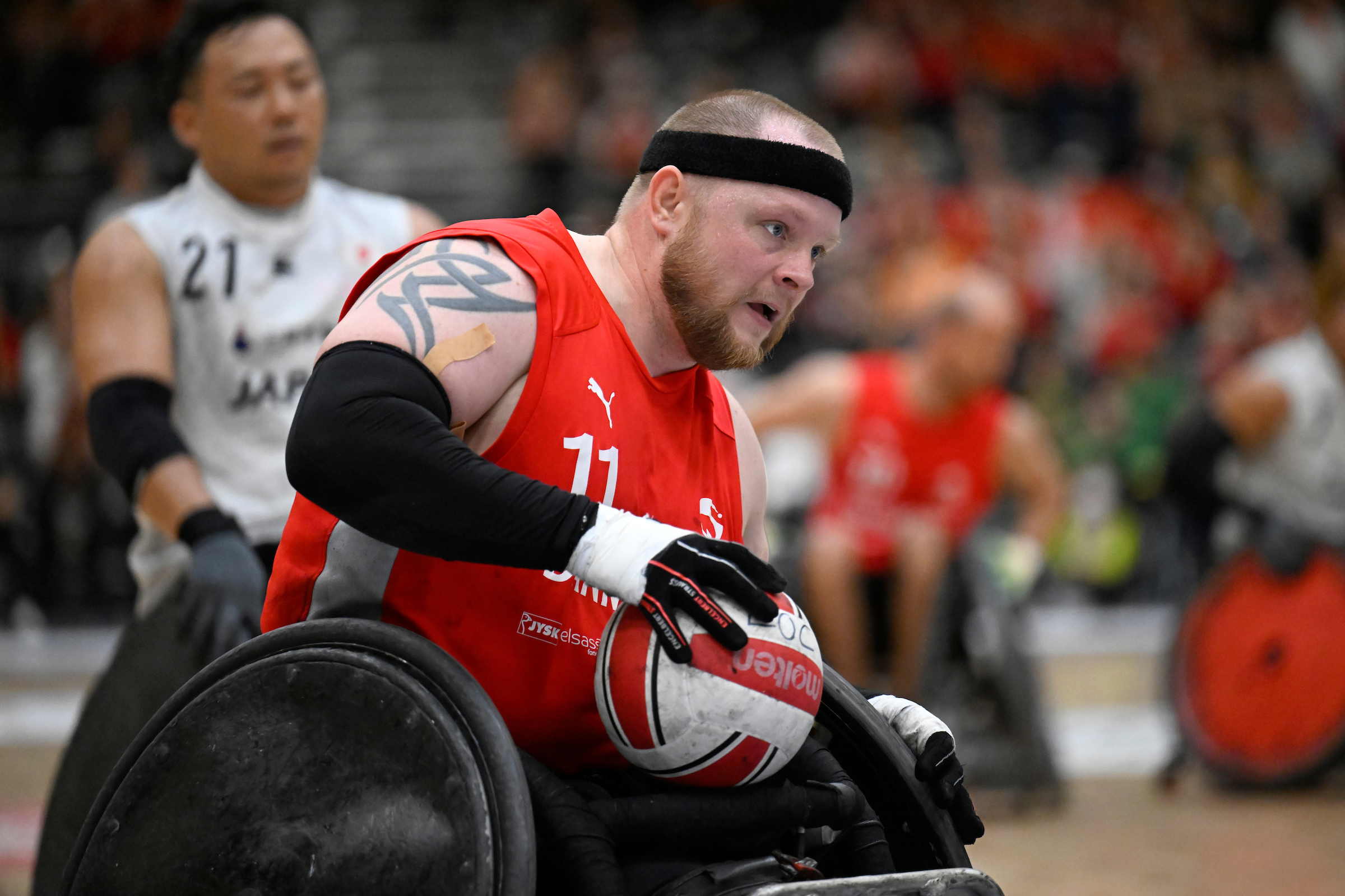 Denmark’s Peters finds his place with wheelchair rugby after life